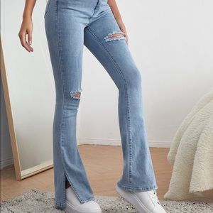 Distressed Bell Bottoms